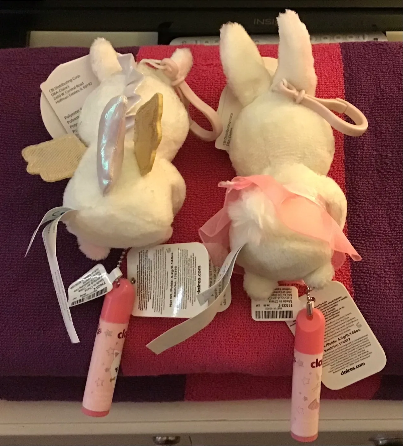 🤩 Club Claire's Plushie Lip Gloss - Unicorn & Bunny image indicator(2)