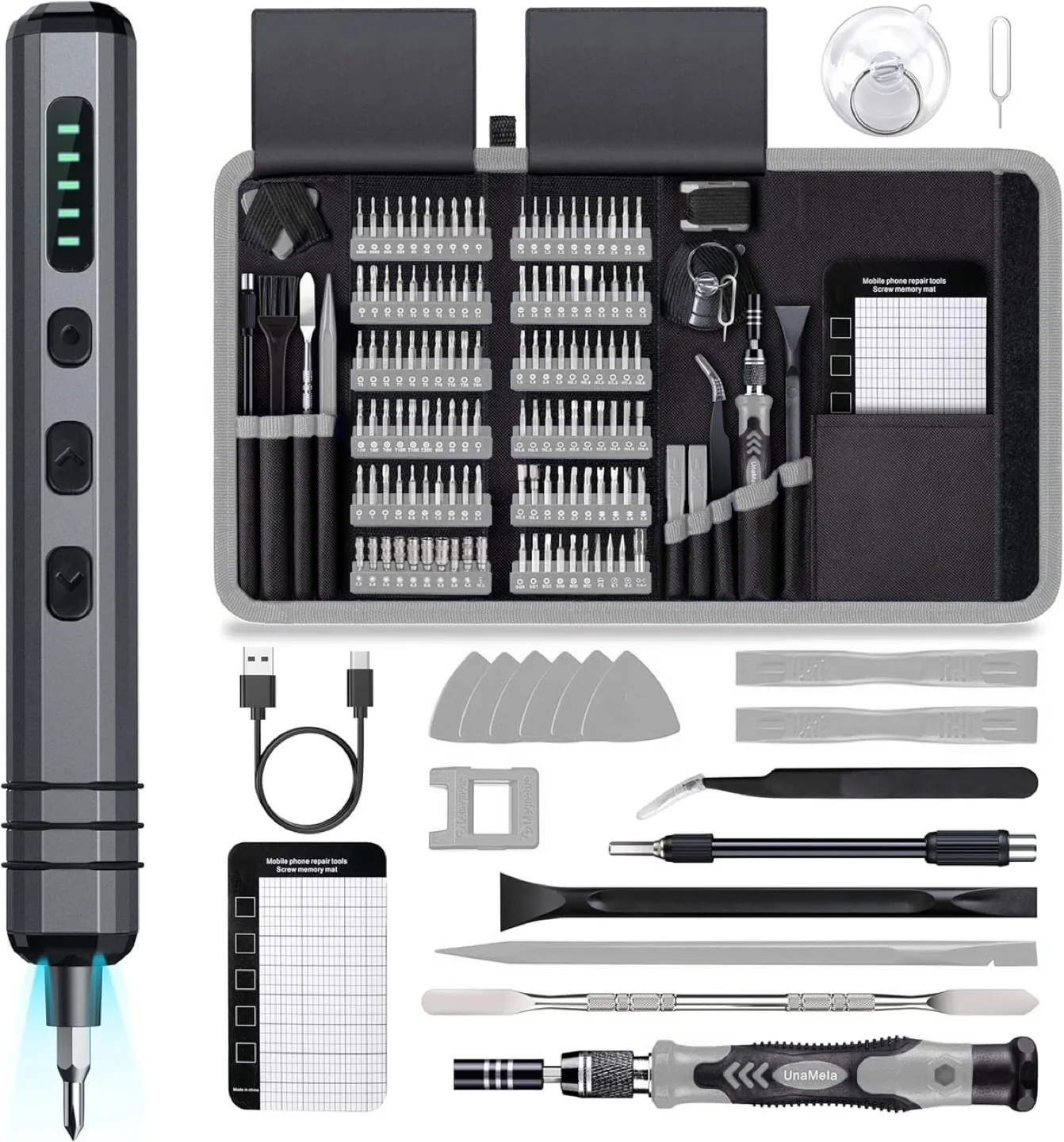 Mini Electric Screwdriver Set 140-IN-1 thumbnail