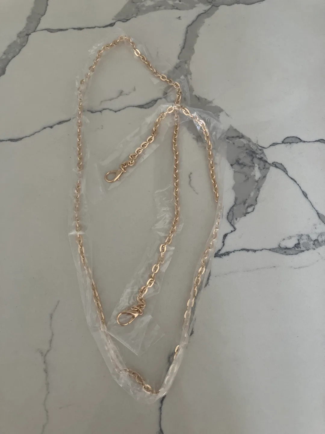 Gold-tone Metal Bag Chain 120cm thumbnail