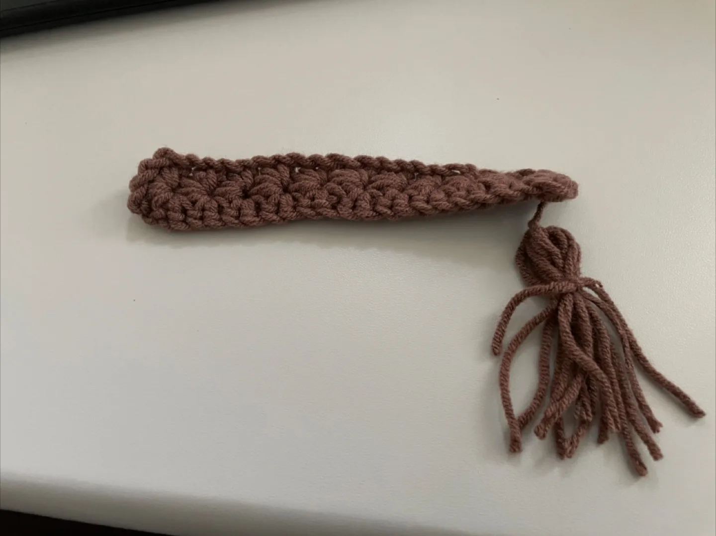 Handmade Crocheted Bookmark with Tassel 🍁🇨🇦 thumbnail