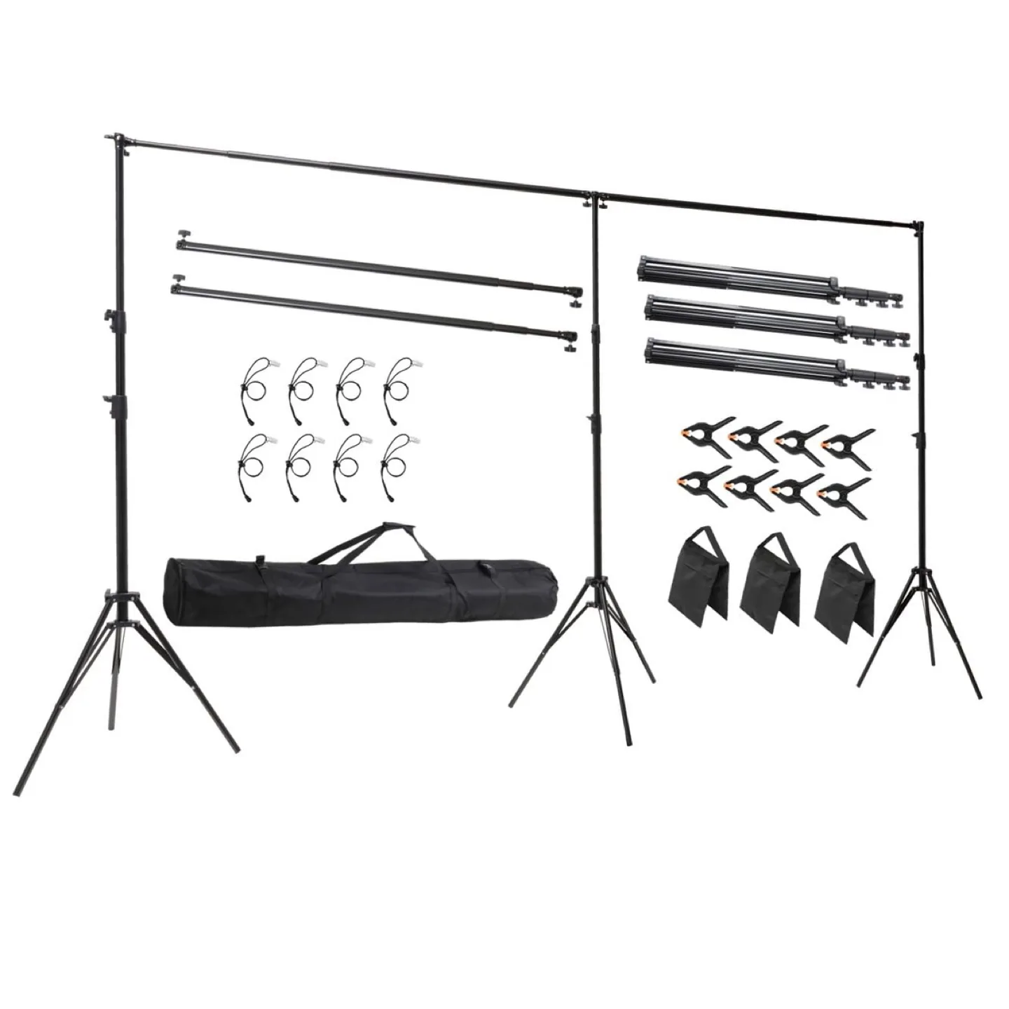 Heavy Duty Back Drop Adjustable Stand, Photo Backdrop thumbnail