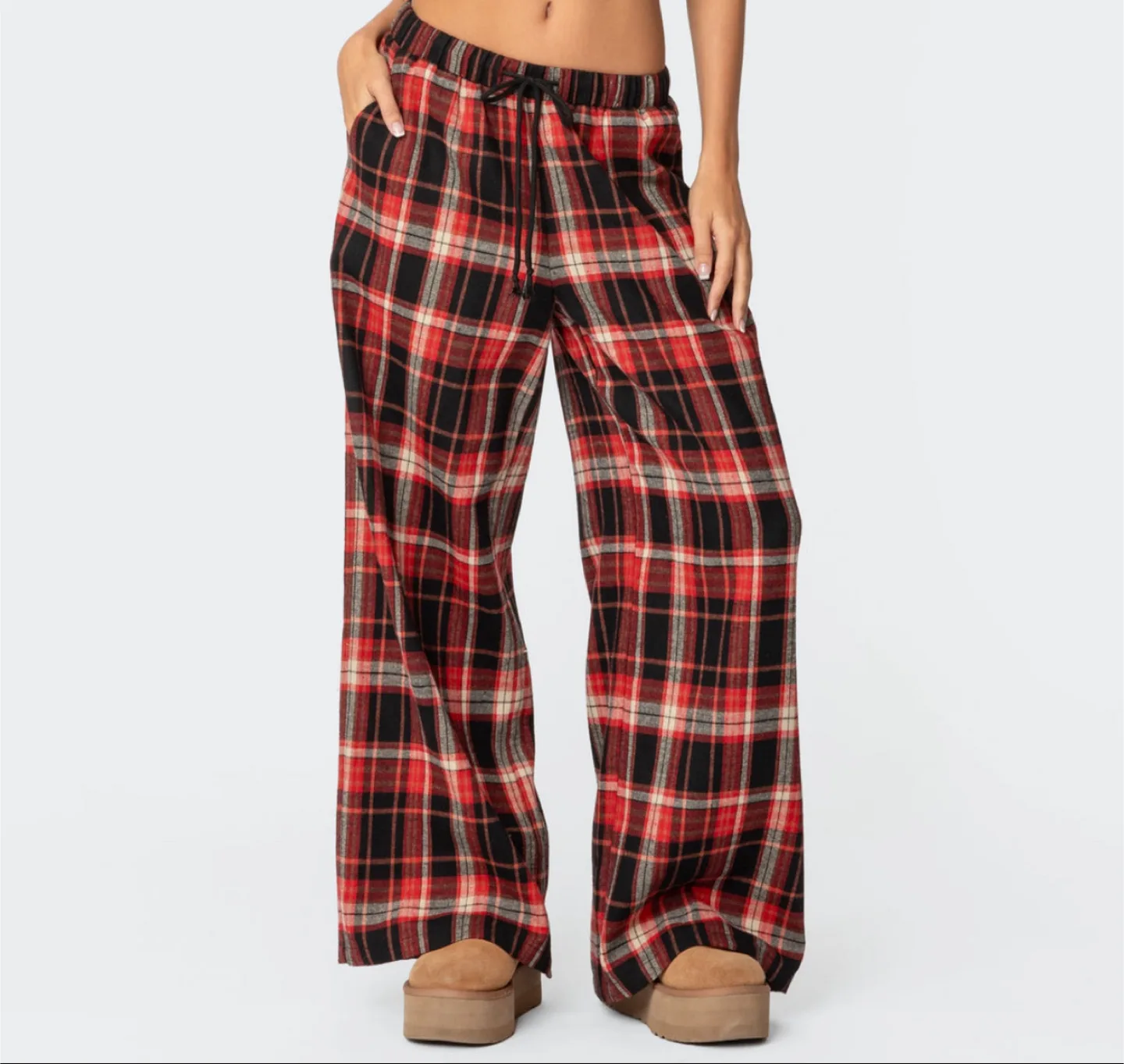 Plaid Flannel Pajama Pants thumbnail
