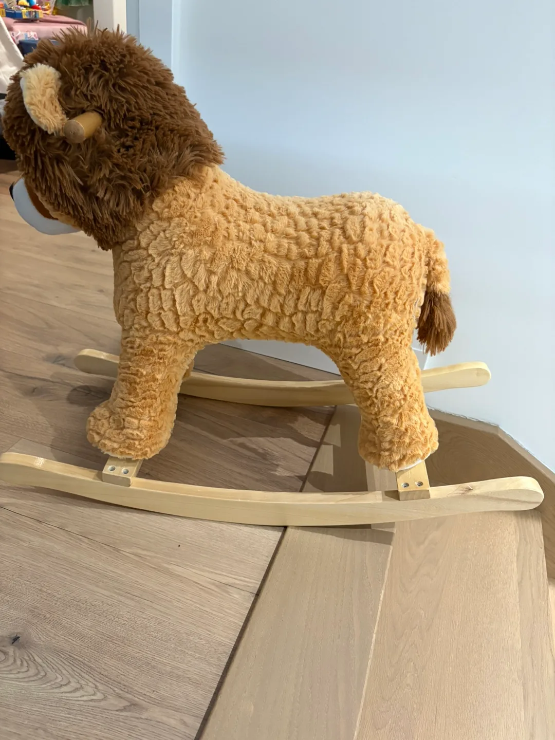 Rocking Lion Plush Ride-On Toy image indicator(2)
