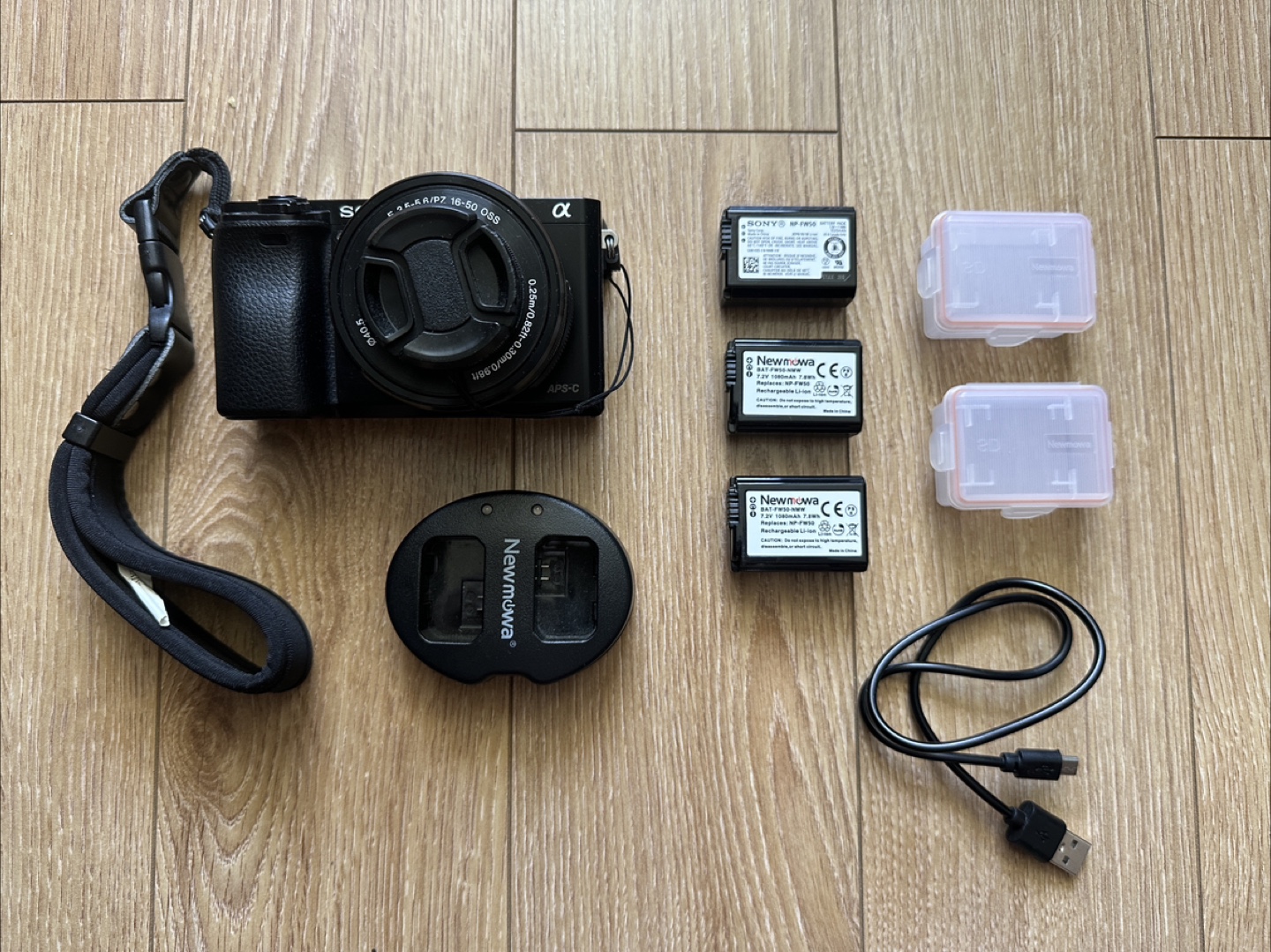 Sony Alpha a6000 Camera with Case Logic Bag