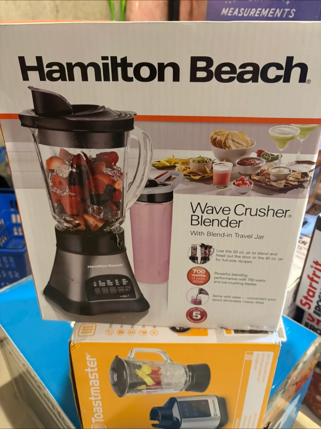 Hamilton Beach Wave Crusher Blender with Travel Jar thumbnail