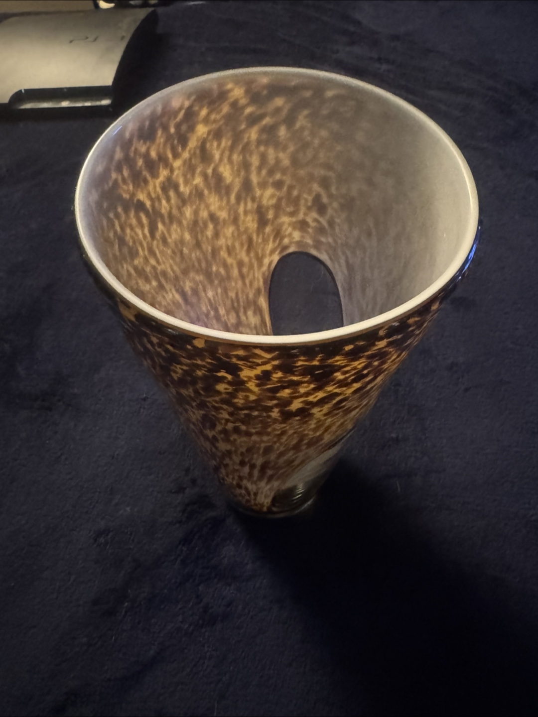 Abstract Leopard Glass Vase - photo 4