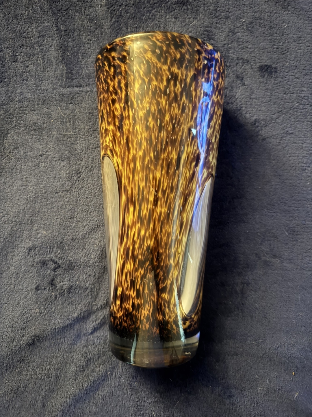 Abstract Leopard Glass Vase - photo 2