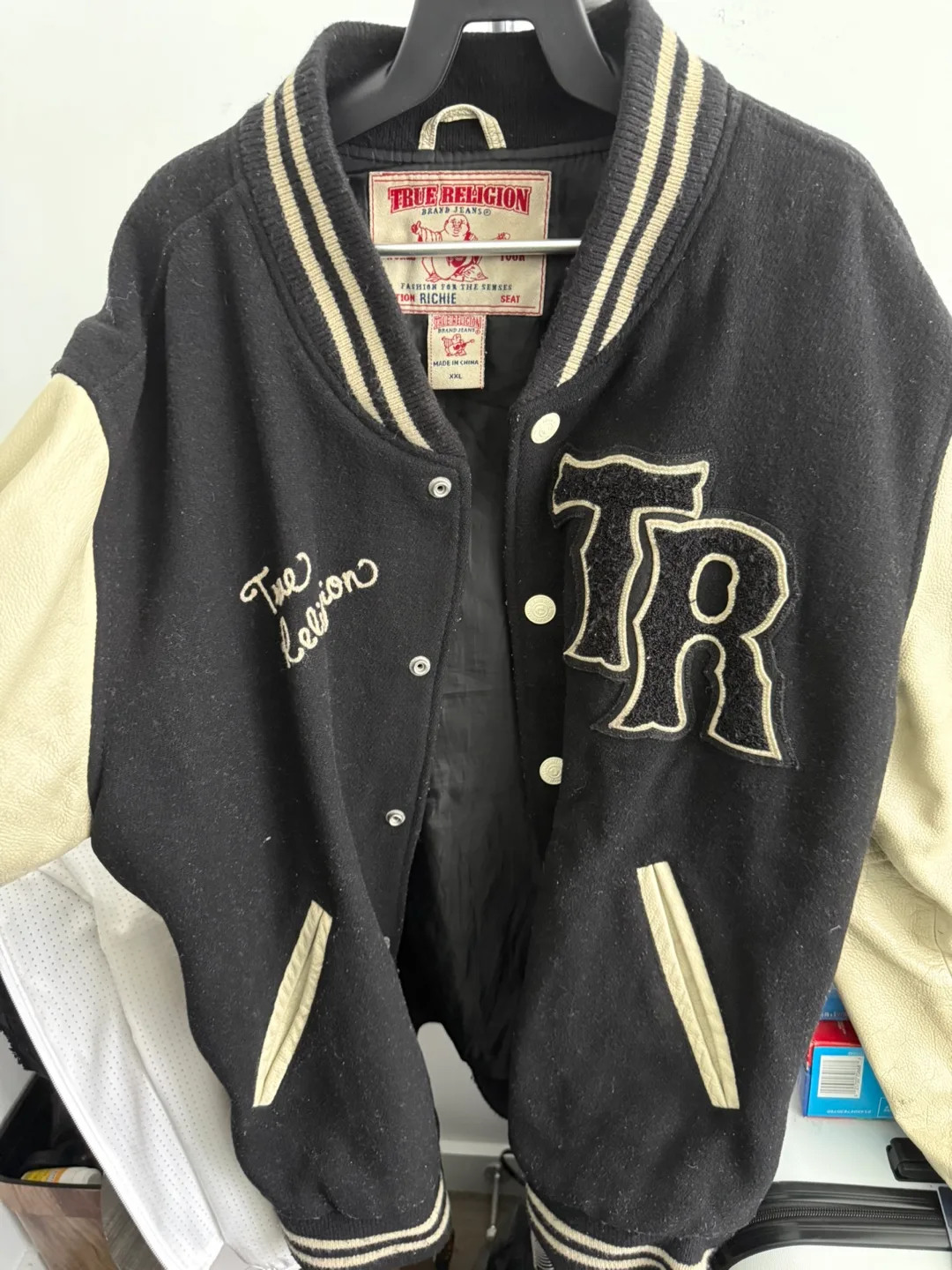 True Religion Richie Varsity Jacket XXL thumbnail