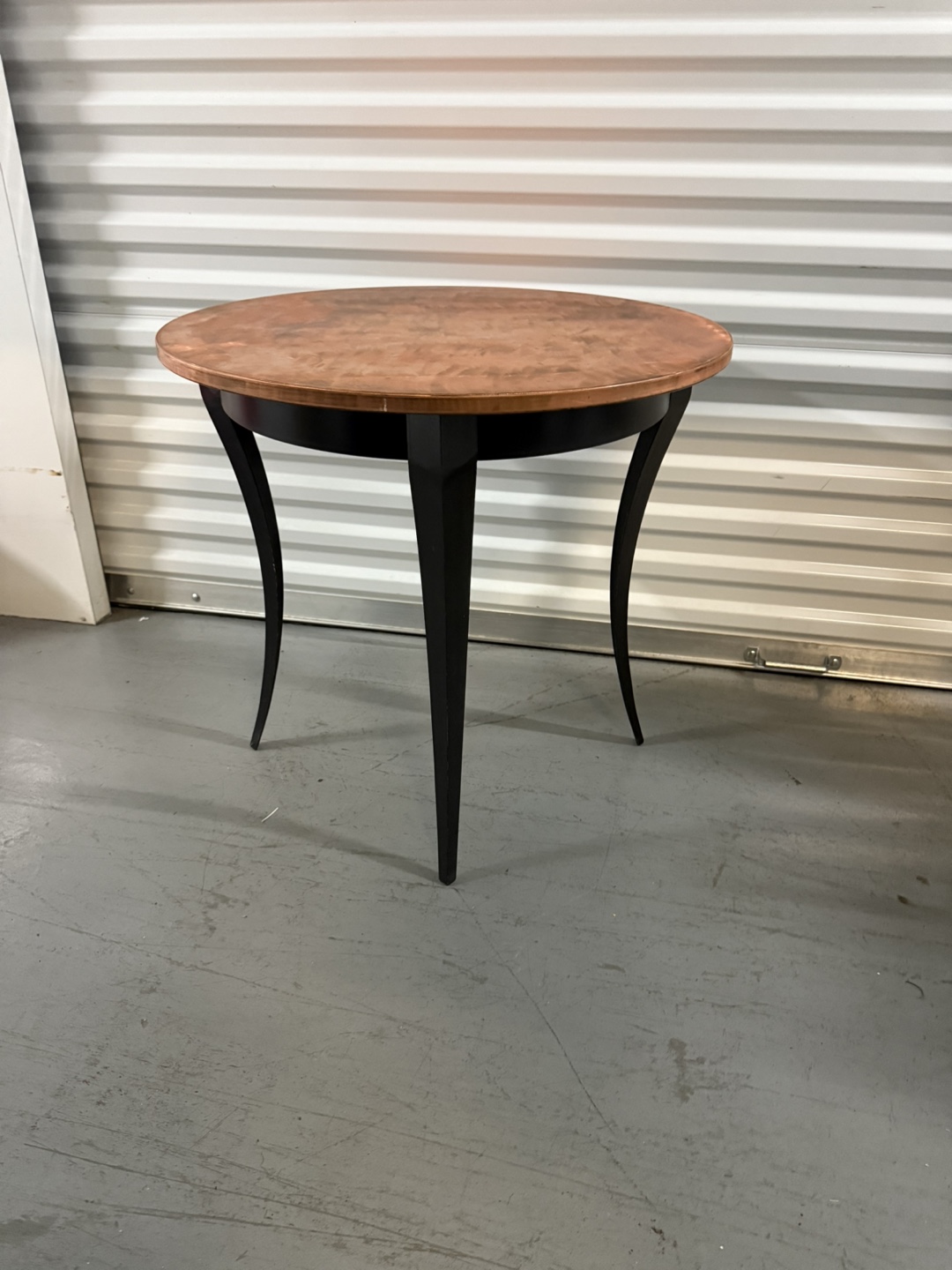 Round Copper Top Accent Table - photo 4