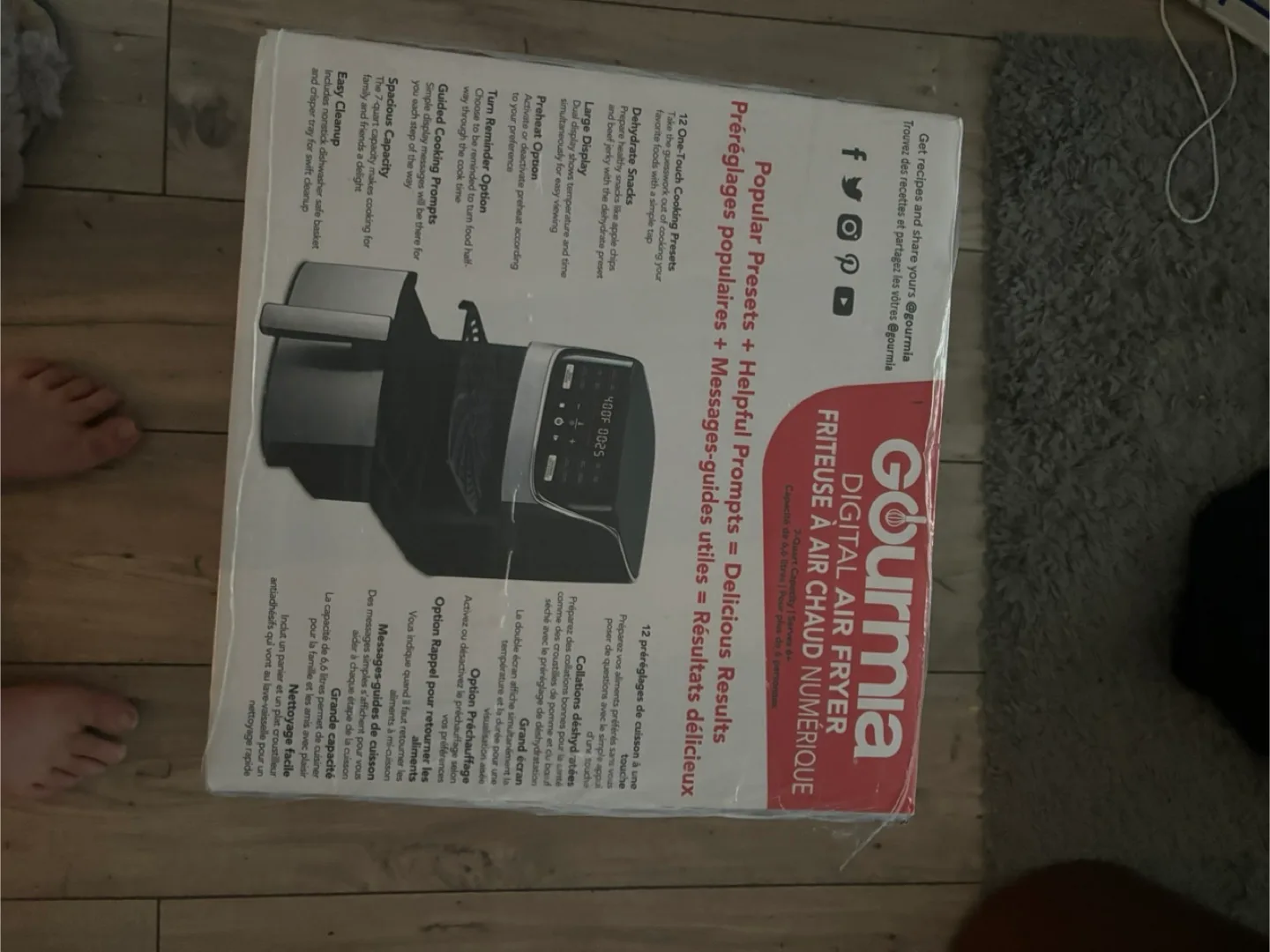 Gourmia Digital Air Fryer - 7 Quart Capacity image indicator(5)