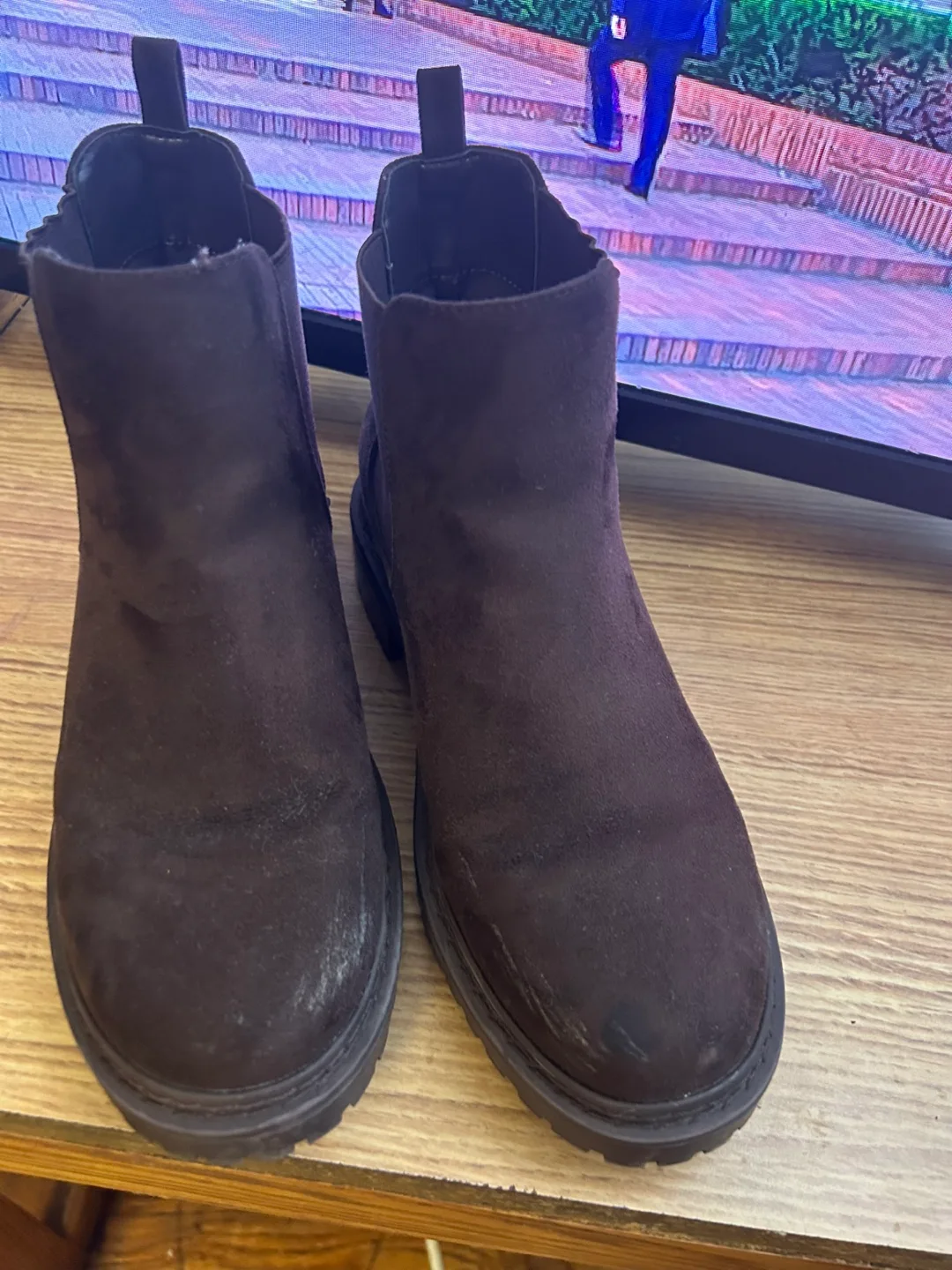 JF Nolan Brown Ankle Boots - US 5.5 thumbnail