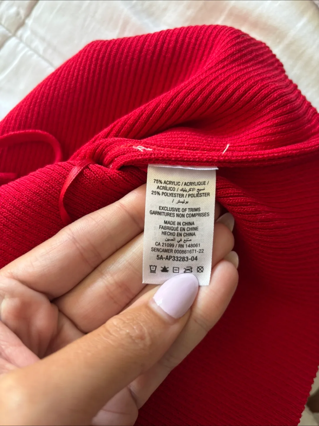 Tie Front Red Halter Top image indicator(5)