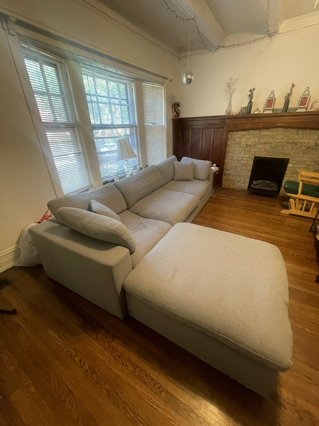 Large Sectional Sofa with Ottoman - photo 3