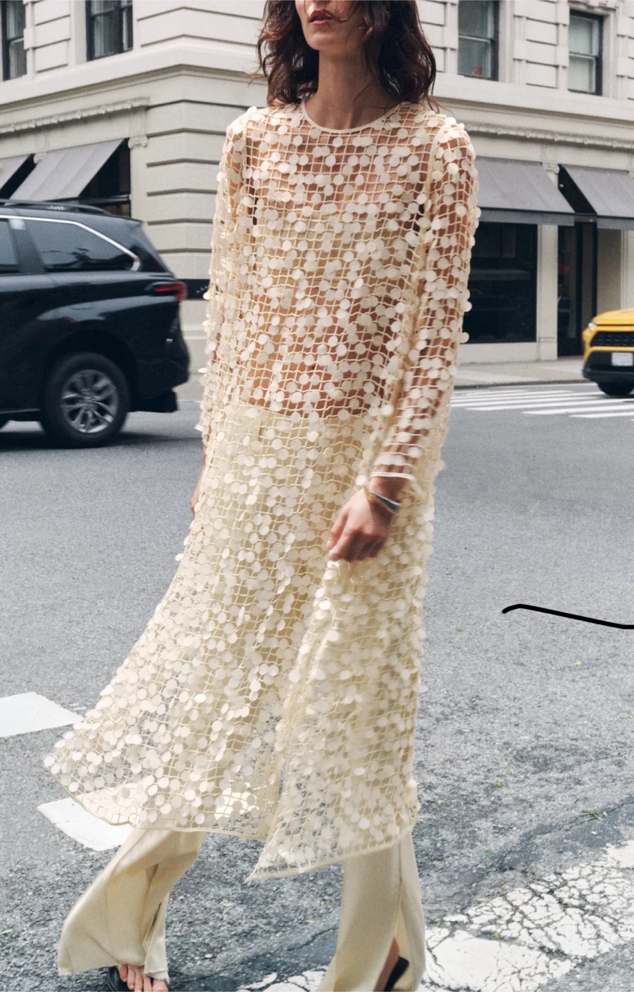 Zara sequins dress