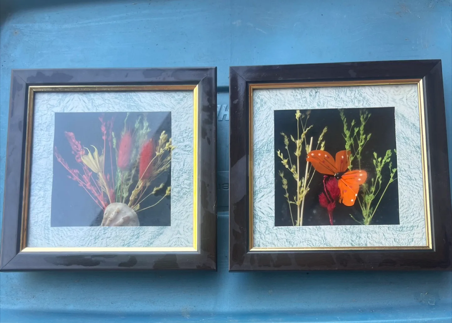 Framed Dried Flower Art - Set of 2 thumbnail