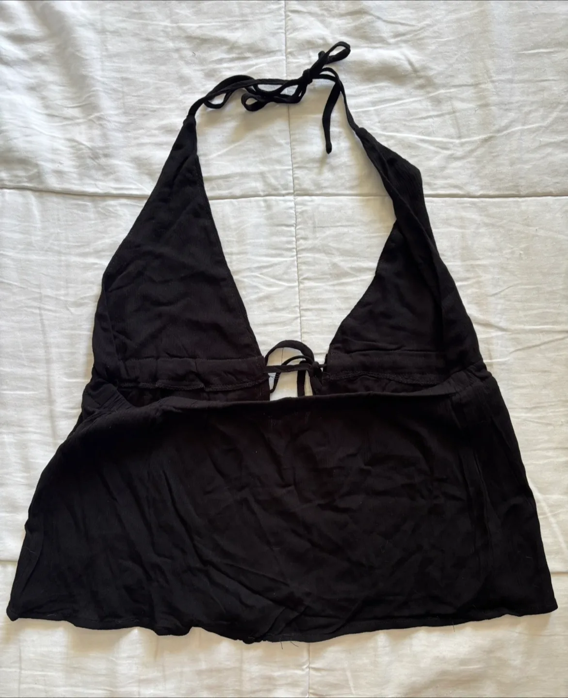 Ardene Black Halter Top - Size XS/S image indicator(2)