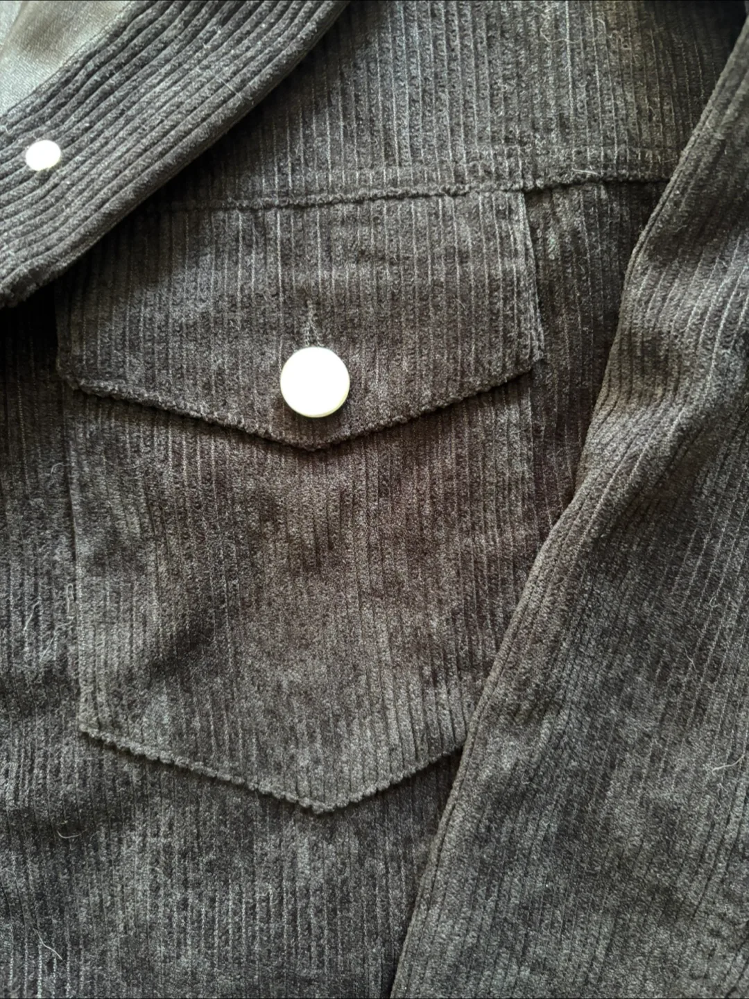 SHEIN Black Corduroy Jacket - Size S image indicator(2)