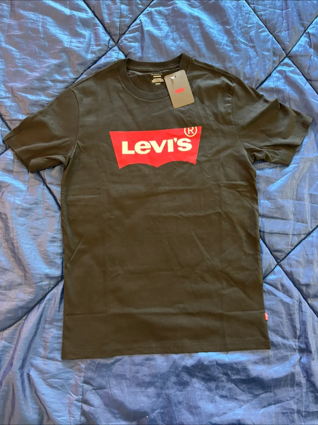 New Levi's Standard Black T-Shirt - Size S thumbnail
