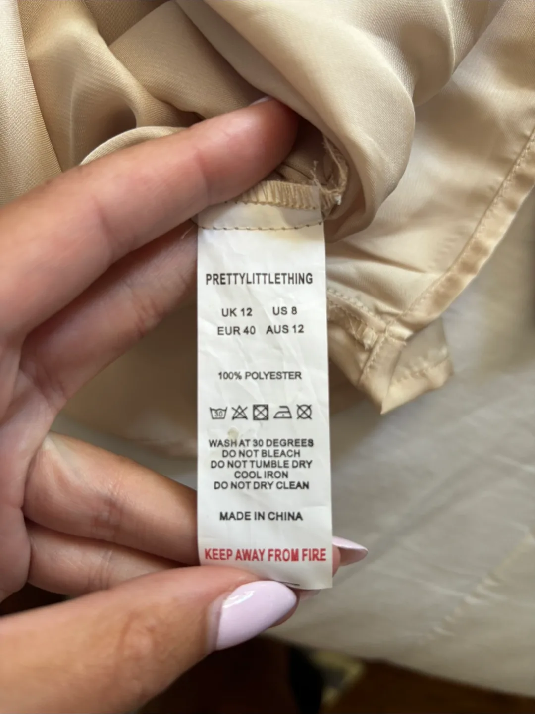 PrettyLittleThing Gold Dress - Size US 8 image indicator(5)