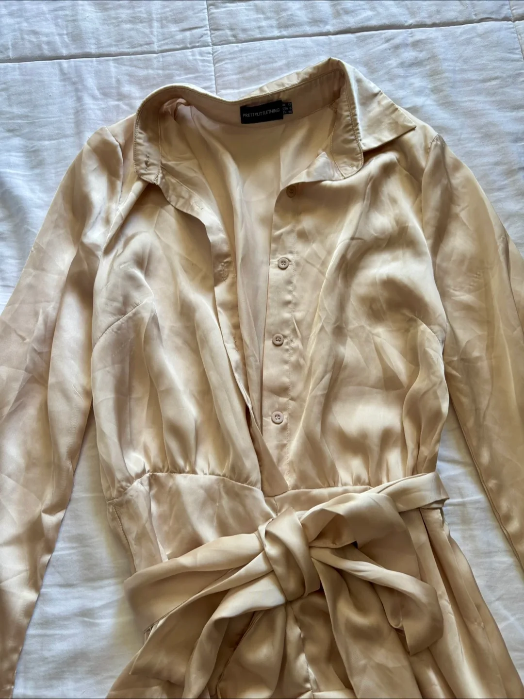 PrettyLittleThing Gold Dress - Size US 8 image indicator(4)