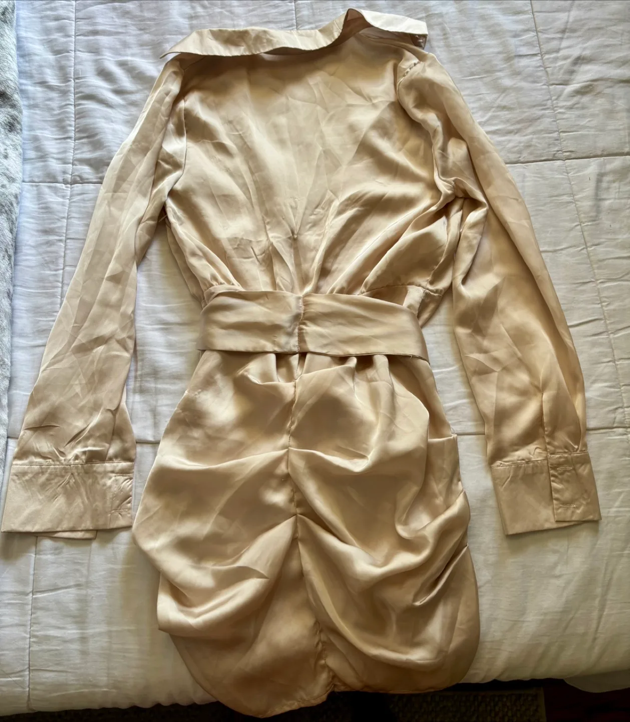 PrettyLittleThing Gold Dress - Size US 8 image indicator(6)