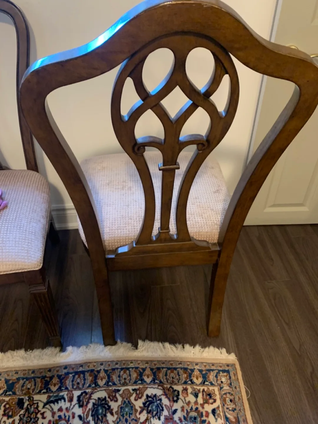 2 Bombay Antique Style Dining Chairs image indicator(4)