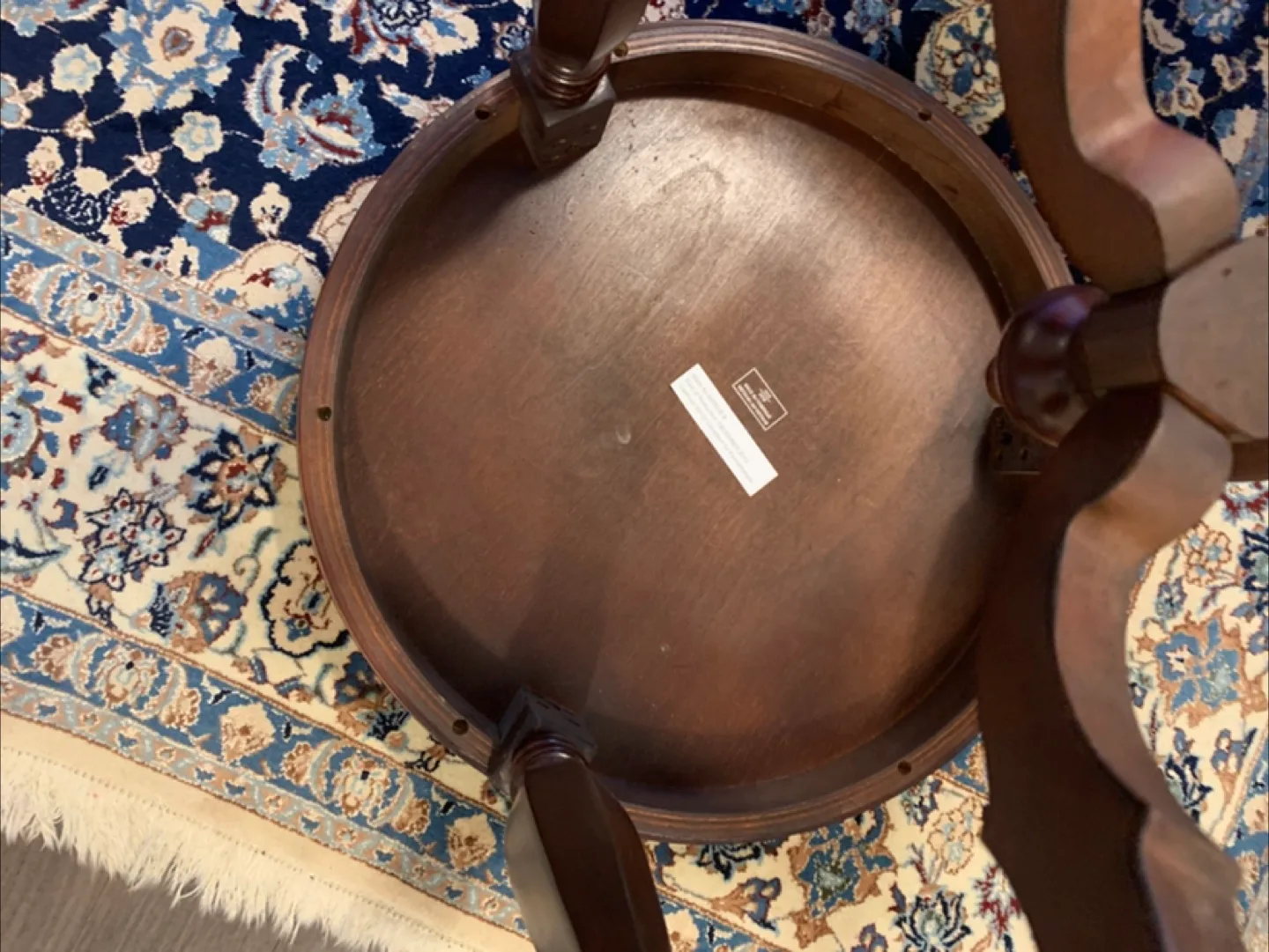 2 Bombay Round Wood Side Tables image indicator(4)