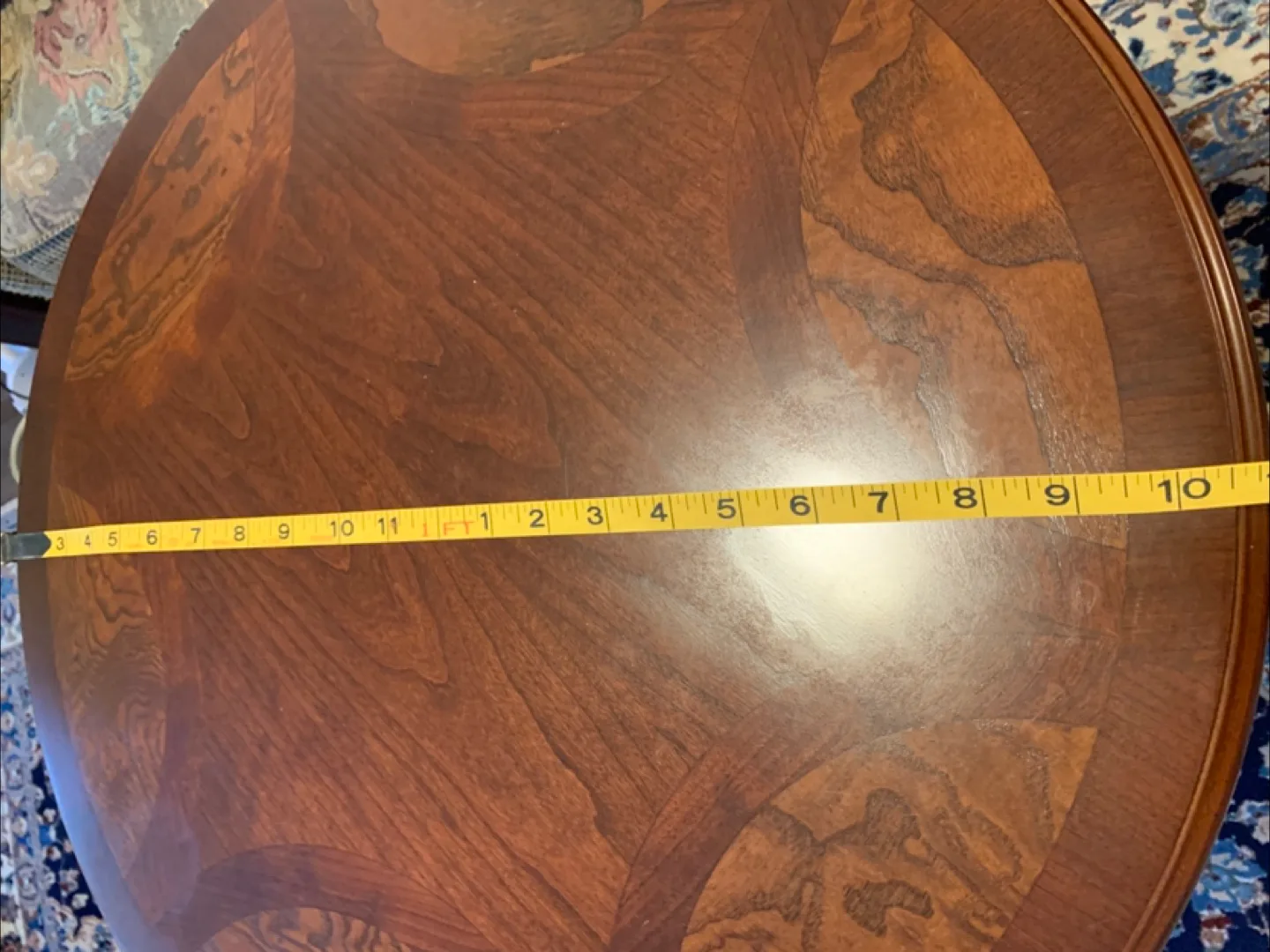 2 Bombay Round Wood Side Tables image indicator(7)