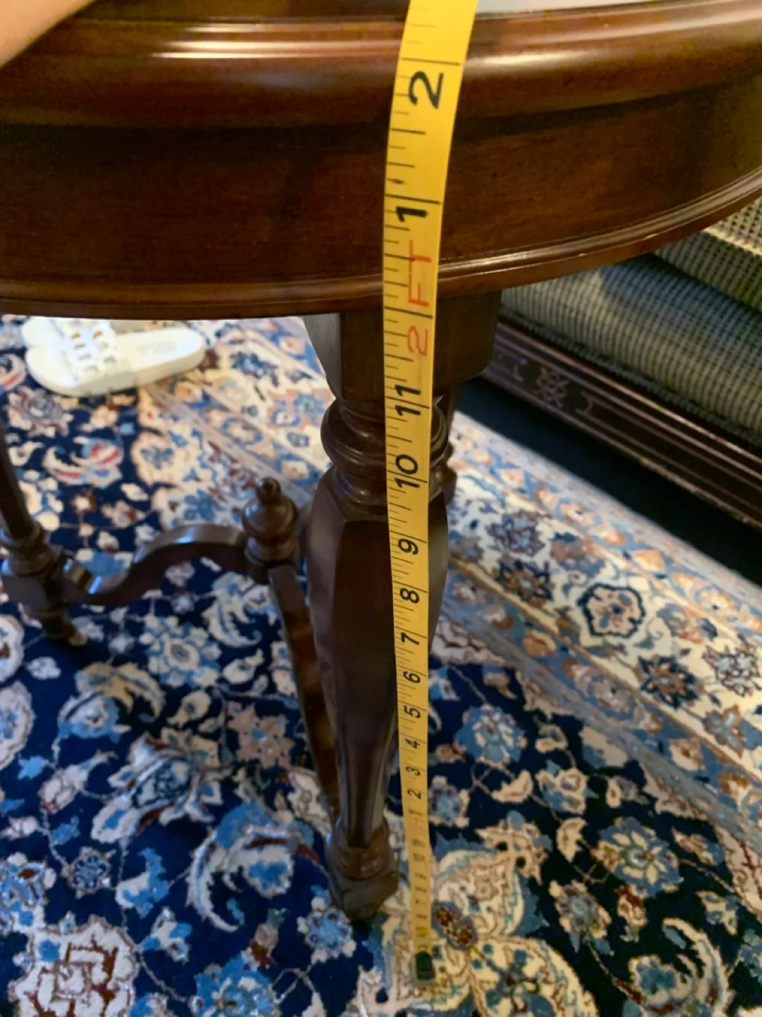 2 Bombay Round Wood Side Tables image indicator(8)