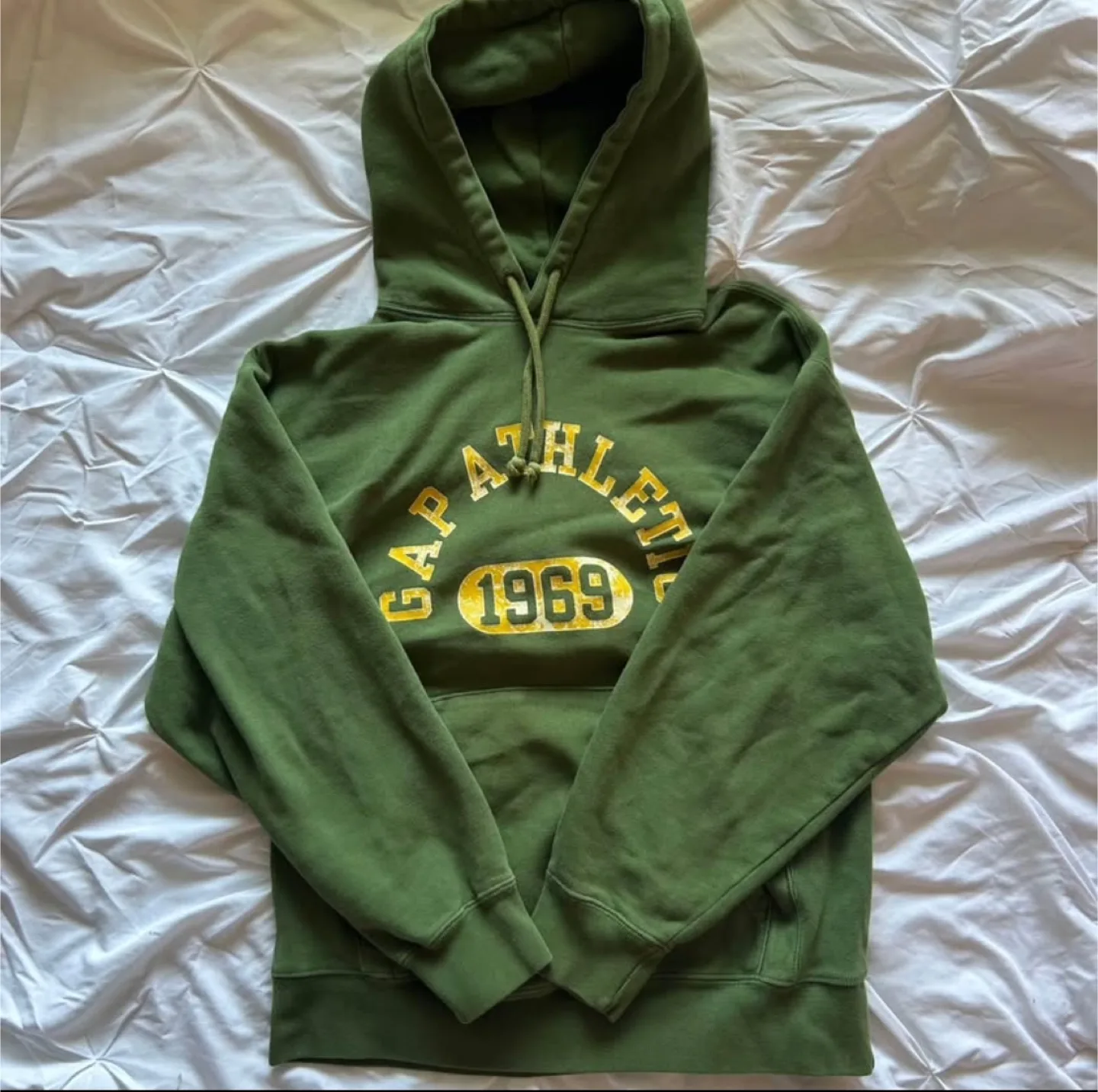 GAP Logo Graphic Green Hoodie - Size xs thumbnail