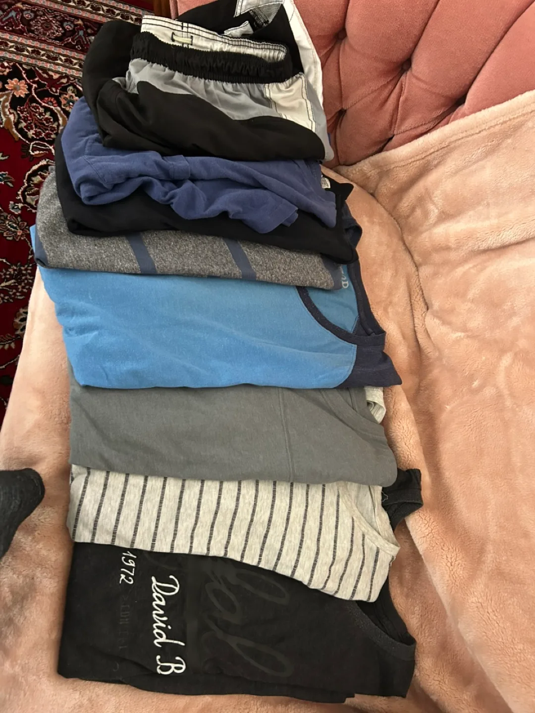 Bundle of Men's T-Shirts and Swim Trunks size XL thumbnail
