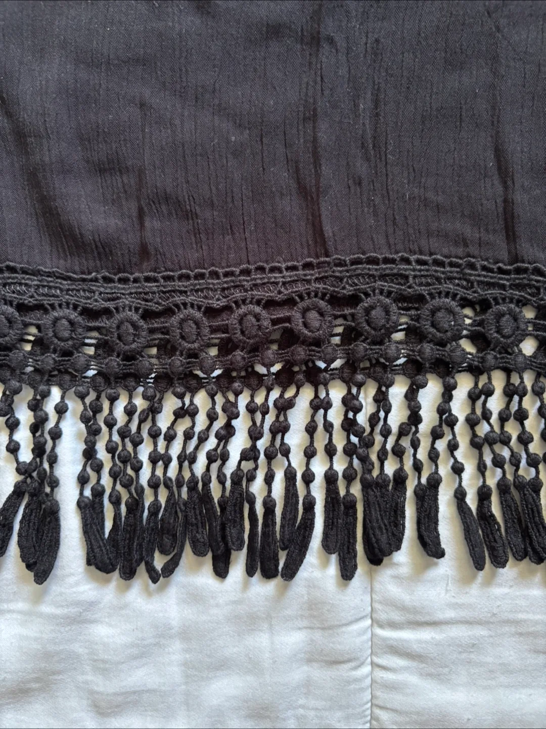 Streetwear Society Black Tassel Tank - Size M image indicator(2)