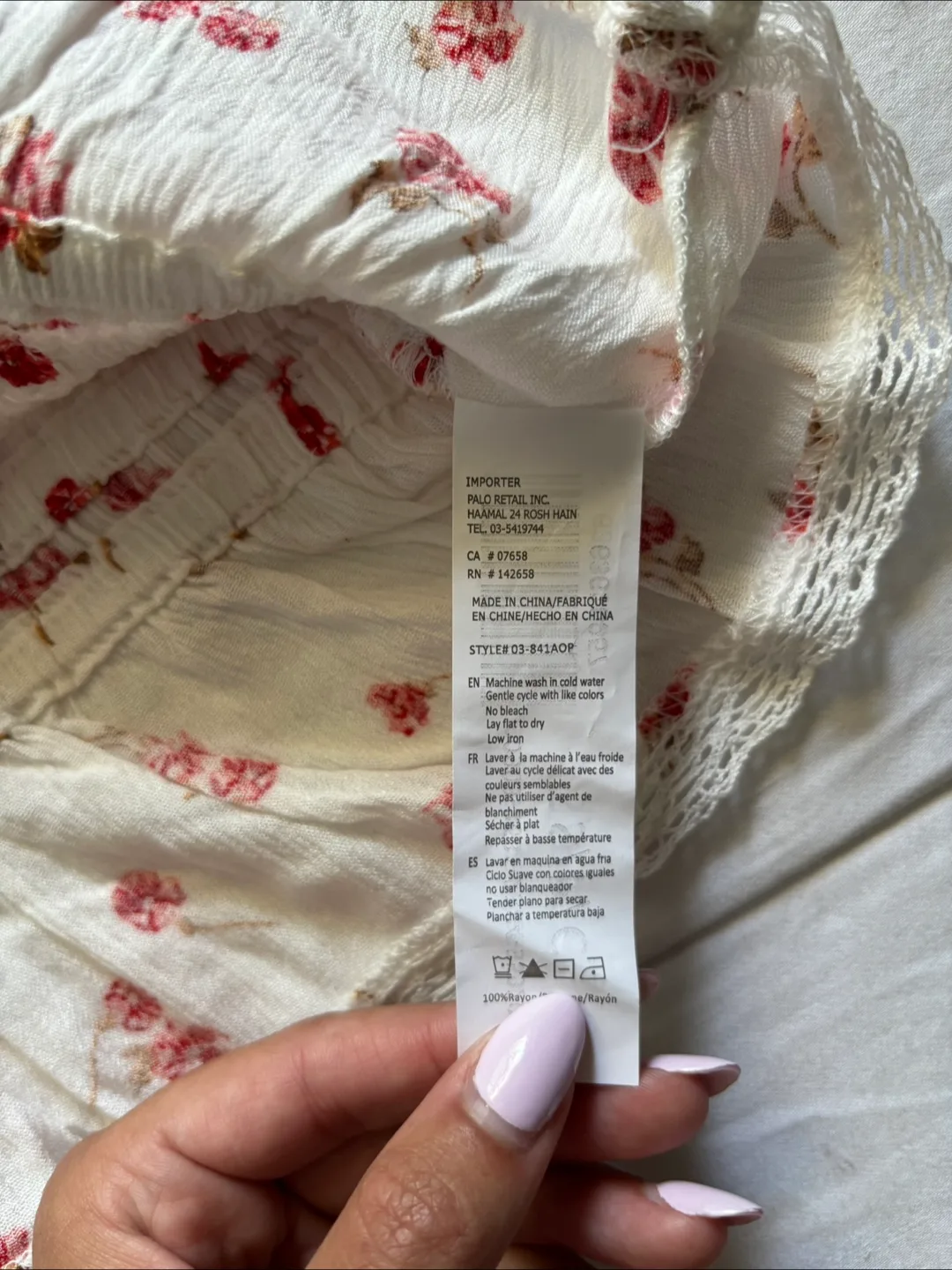 Streetwear Society Floral Top - Size S image indicator(4)