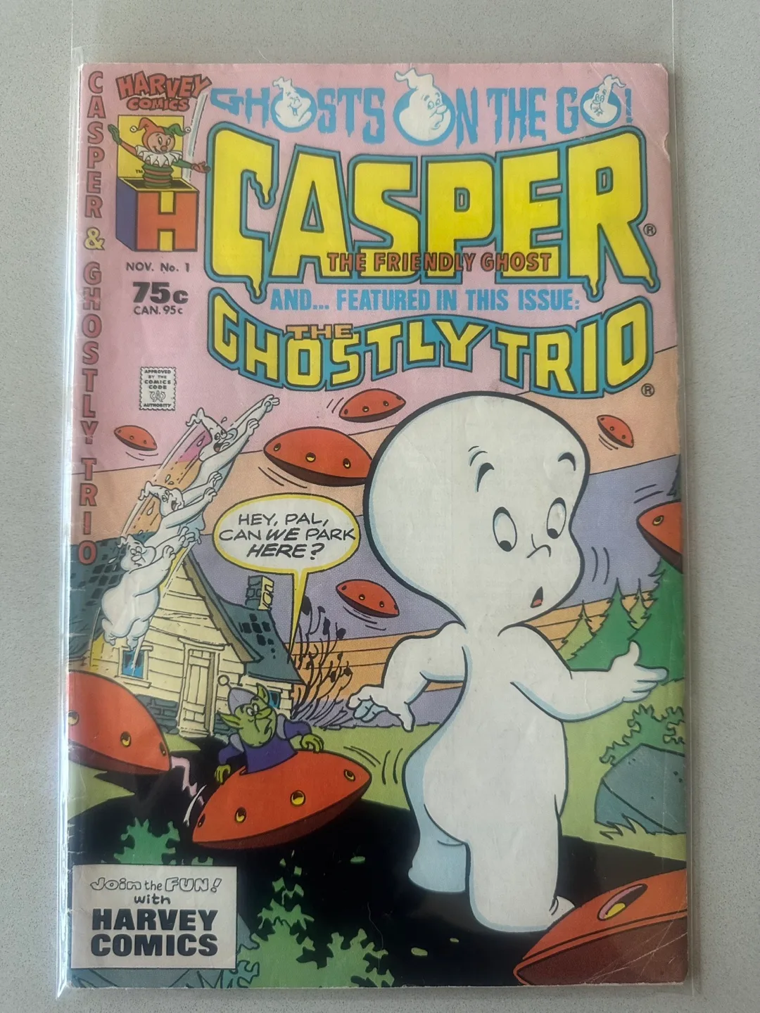 Rare 1987 1st issue Casper the Friendly Ghost Comic Book thumbnail