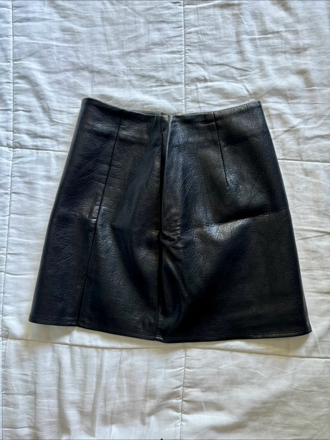 Old Navy Faux Leather Mini Skirt - Size S thumbnail