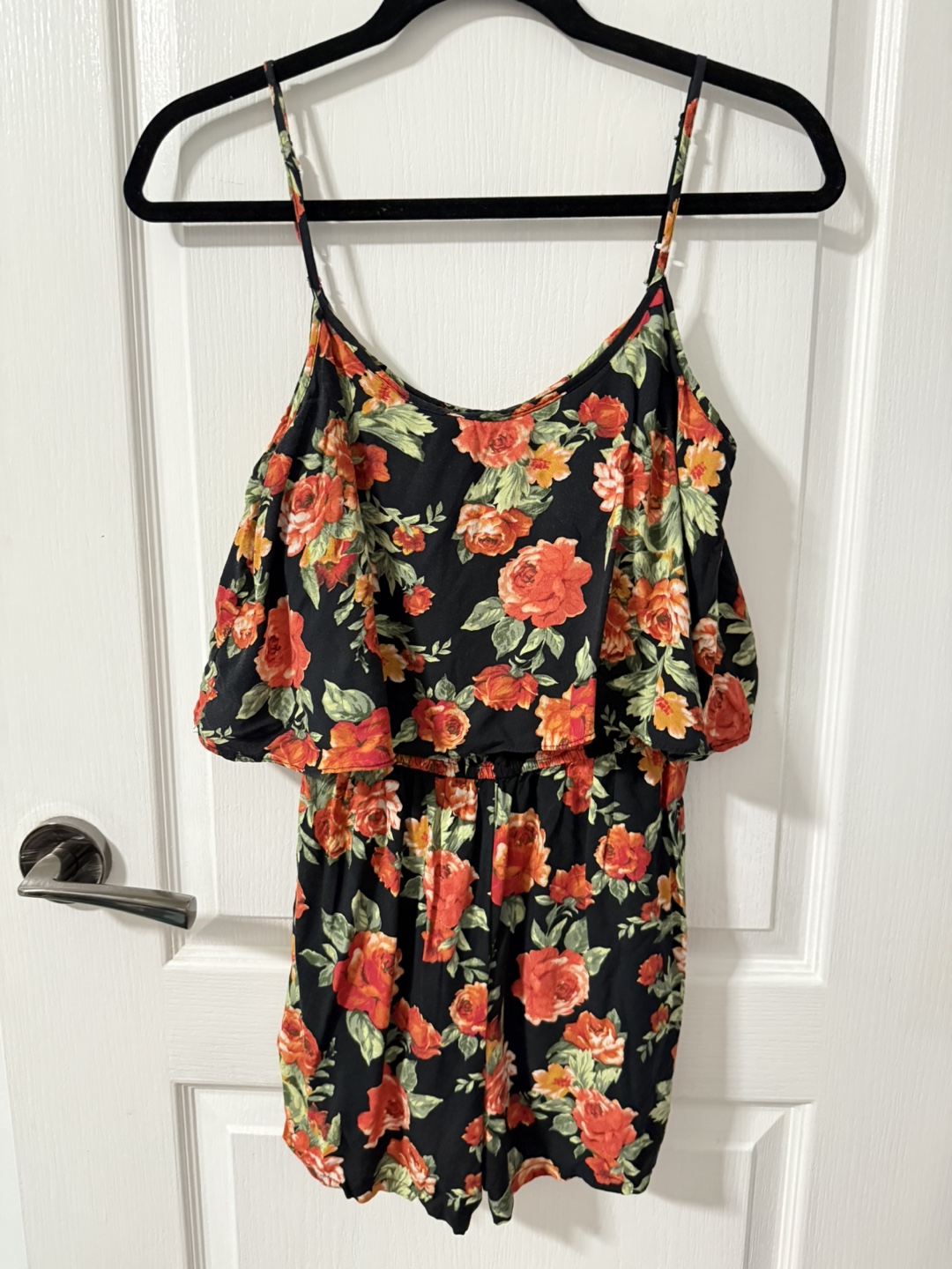 Floral Print Romper