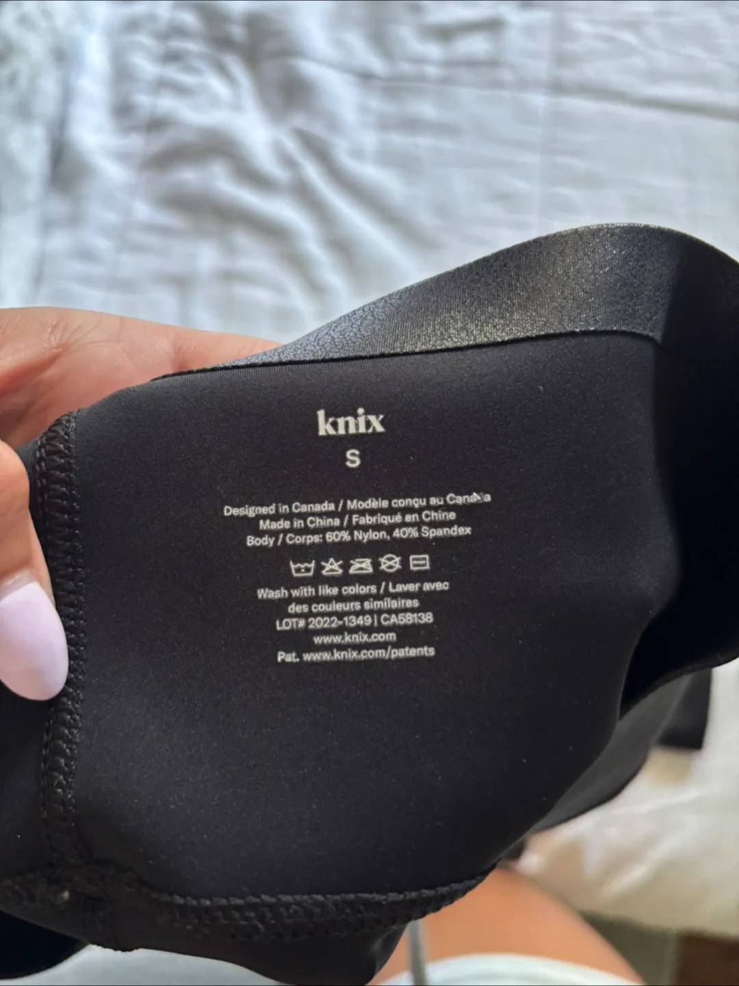 Knix Black Papaya Leggings - Size Small image indicator(5)