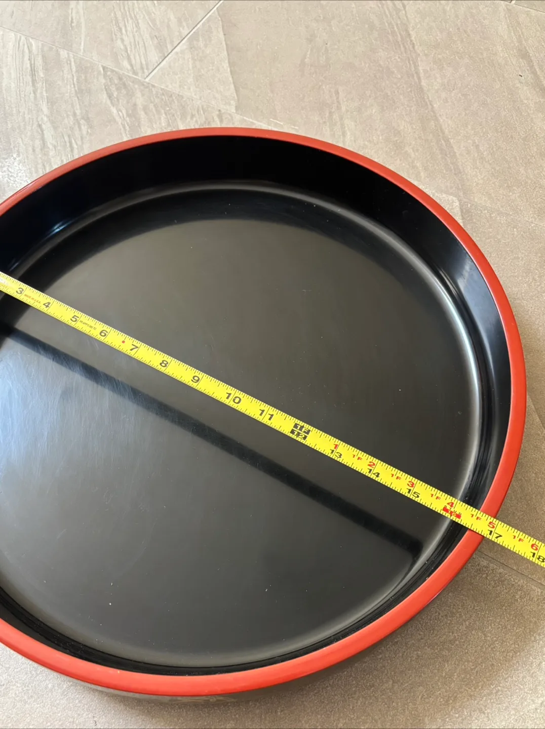 Japanese Lacquerware medium sushi Tray, 17 inch image indicator(2)