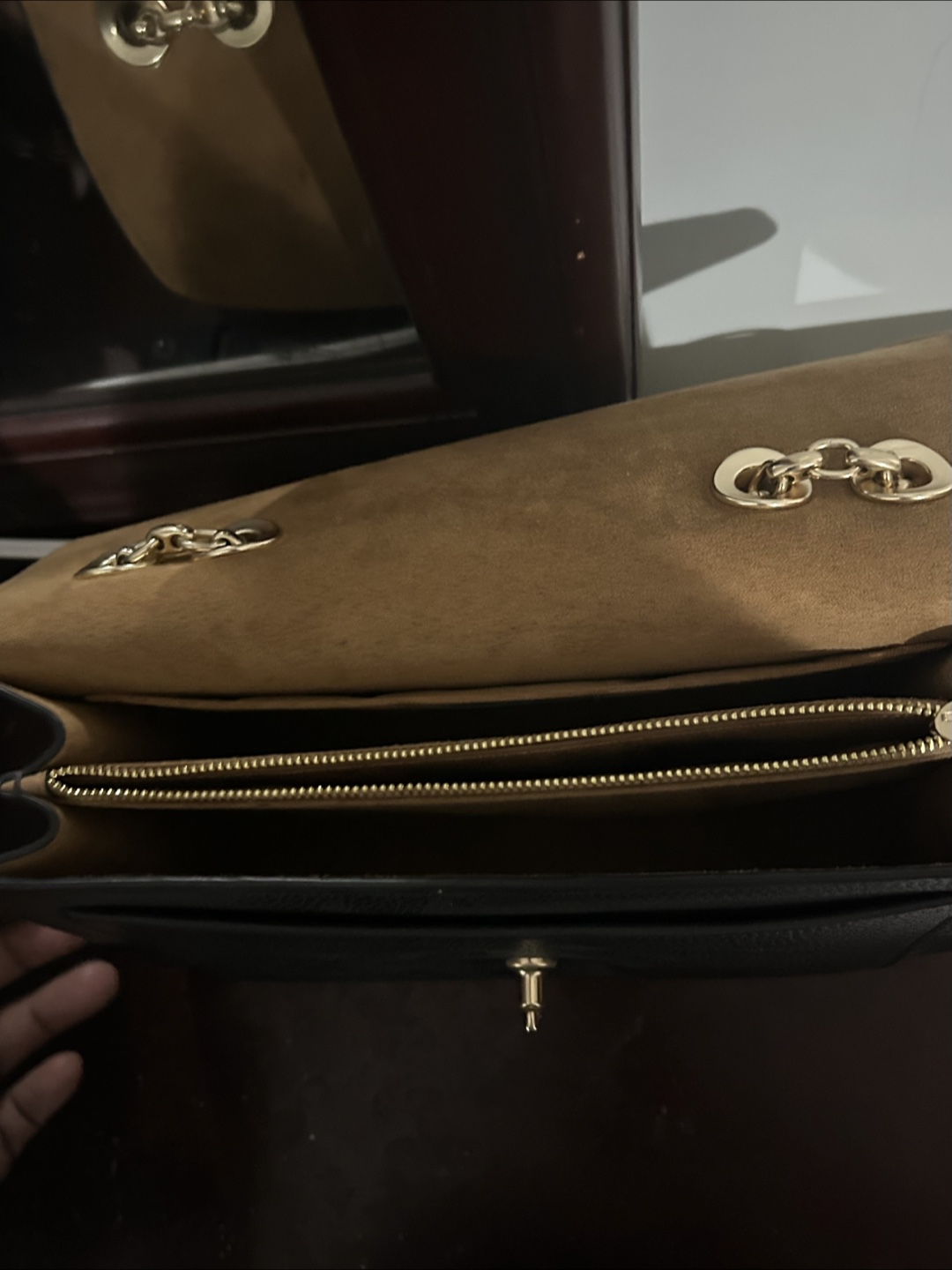 Coach Black Leather Chain Crossbody Bag - photo 4