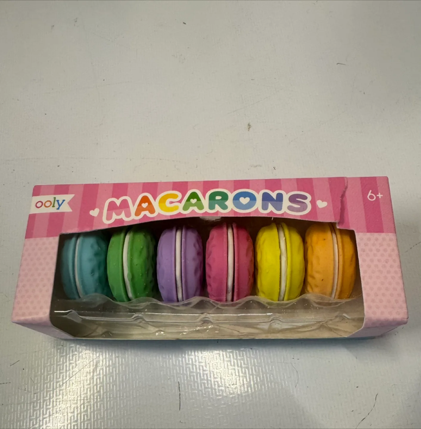 🇨🇦🍁Ooly Macarons Puzzle Erasers - Half Dozen Scented thumbnail