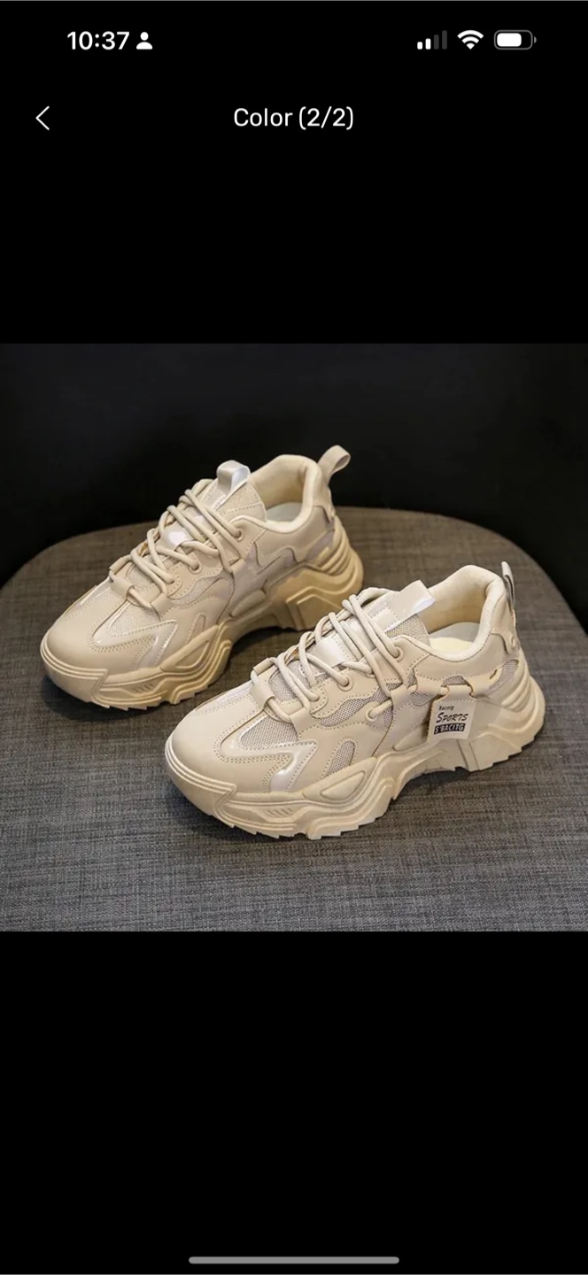 Beige Fashion Sneakers