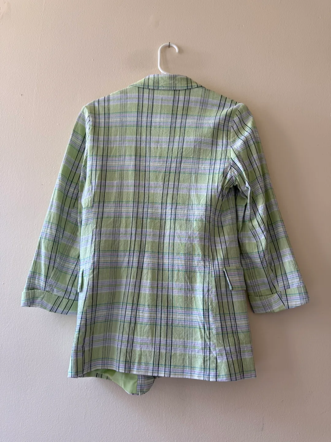 Stradivarius Plaid Blazer image indicator(6)