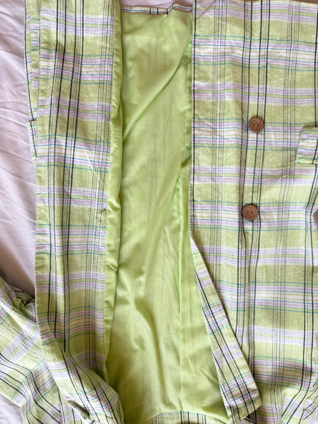 Stradivarius Plaid Blazer image indicator(3)