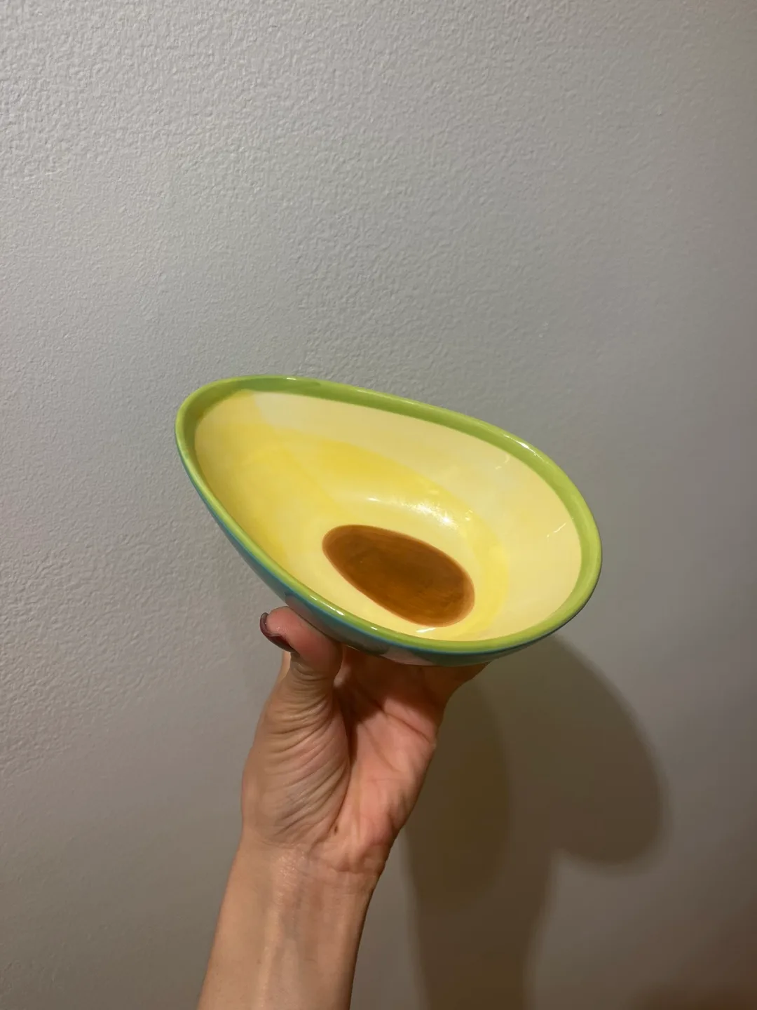 Indigo Avocado Bowl - Cute Kitchen Decor thumbnail