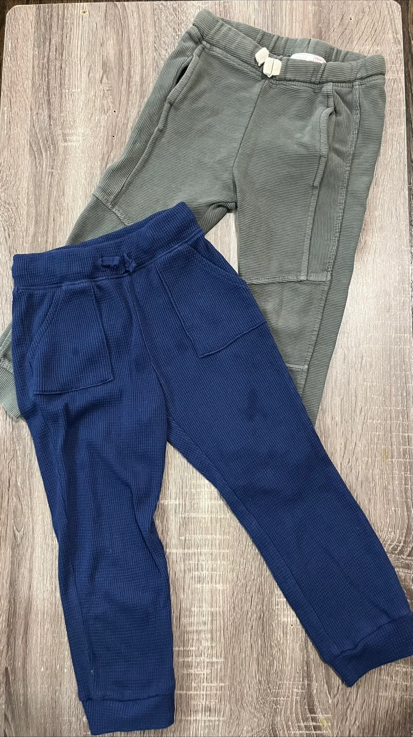 Two pairs of toddler pants thumbnail