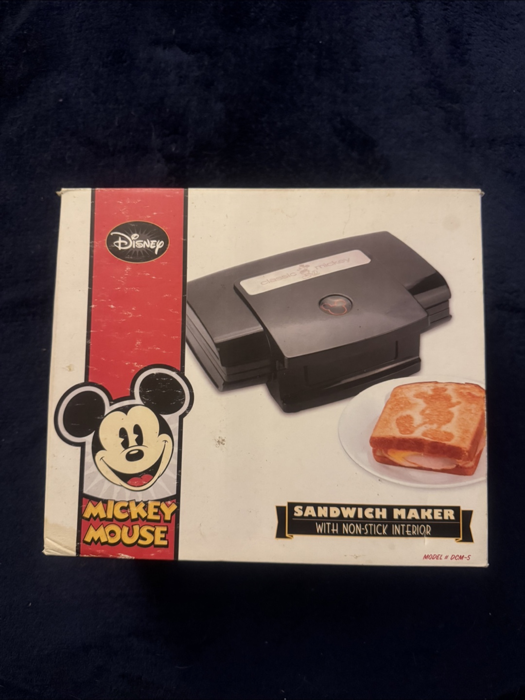 Disney Mickey Mouse Sandwich Maker DCM-5