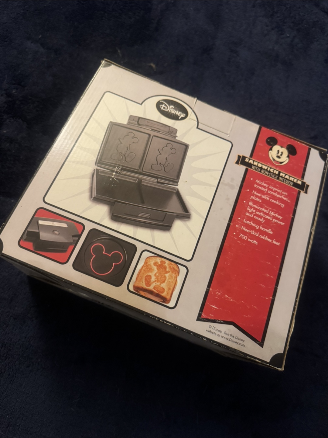 Disney Mickey Mouse Sandwich Maker DCM-5 - photo 4