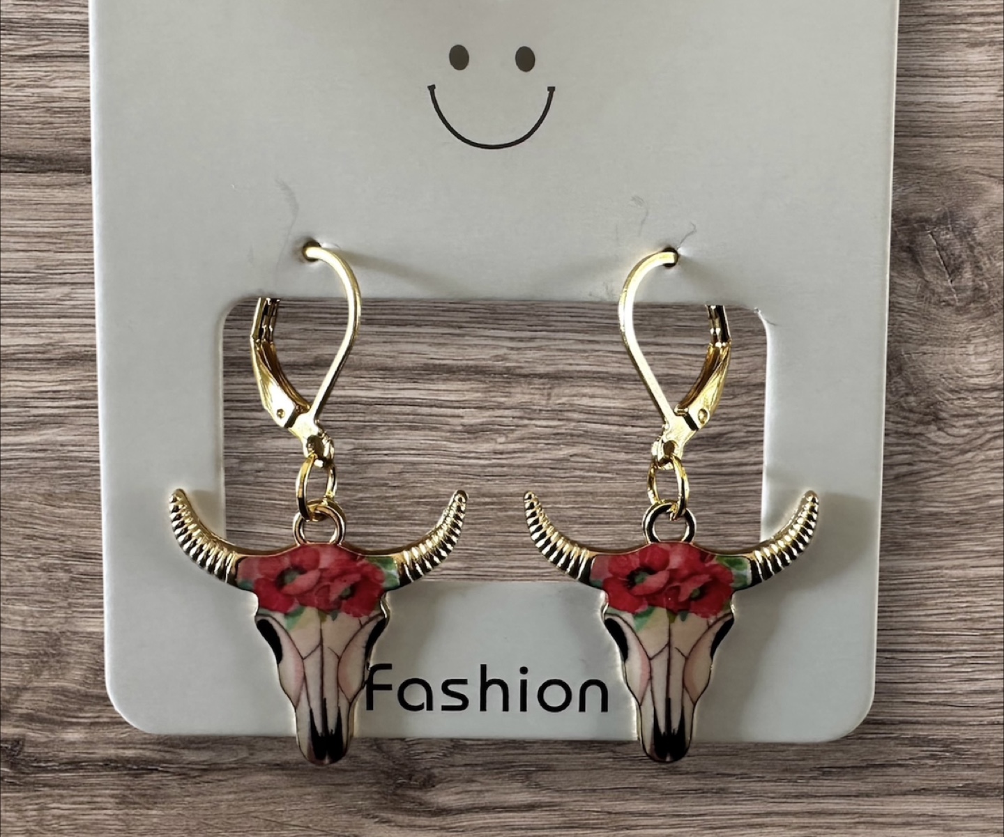 Fashion Bull Skull Earrings - photo 3