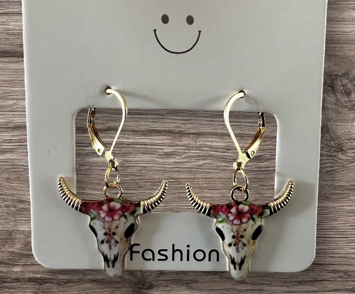 Fashion Bull Skull Earrings - photo 4