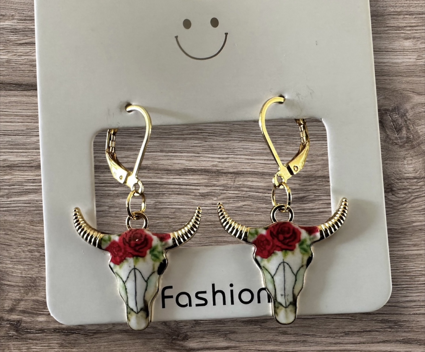 Fashion Bull Skull Earrings - photo 5